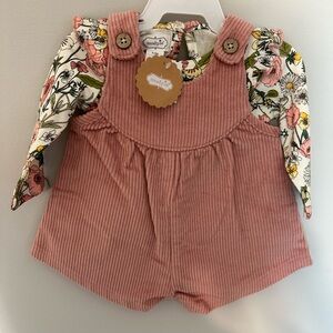 Mud Pie 0-3 month Overall Outfit